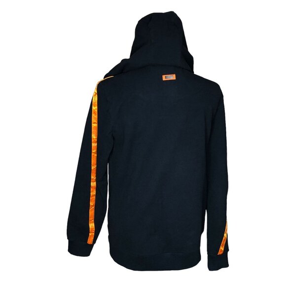 Boxraw Loma Black Jacket Hoodie Orange Stripe Mens Large - Picture 4 of 16